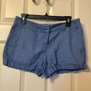 Ann Taylor Loft, size 4 chambray shorts